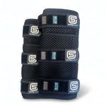 EQU Streamz coolboots for horses stable boots black in pairs